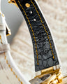 Bespoke Watch Strap in Natural Himalayan Crocodile