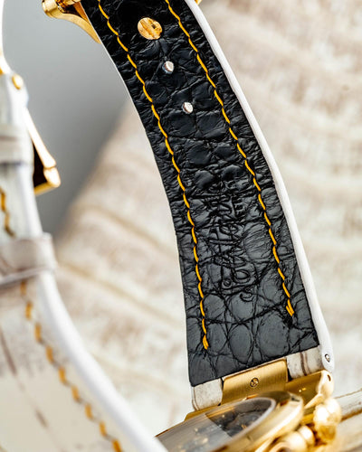Bespoke Watch Strap in Natural Himalayan Crocodile