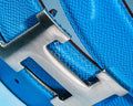 Bespoke Reversible Belt in Blue & Orange Epsom