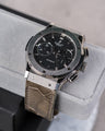 Bespoke Watch Strap in Olive Grey Crocodile