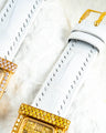 Bespoke Watch Straps in White Crocodile