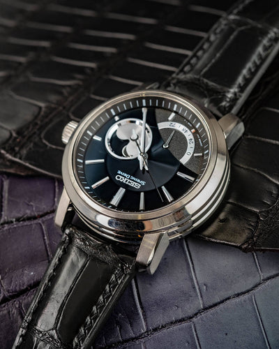 Bespoke Watch Strap in Black Crocodile