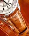 Bespoke Watch Strap in Chestnut Brown Alligator