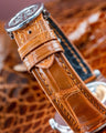 Bespoke Watch Strap in Chestnut Brown Alligator