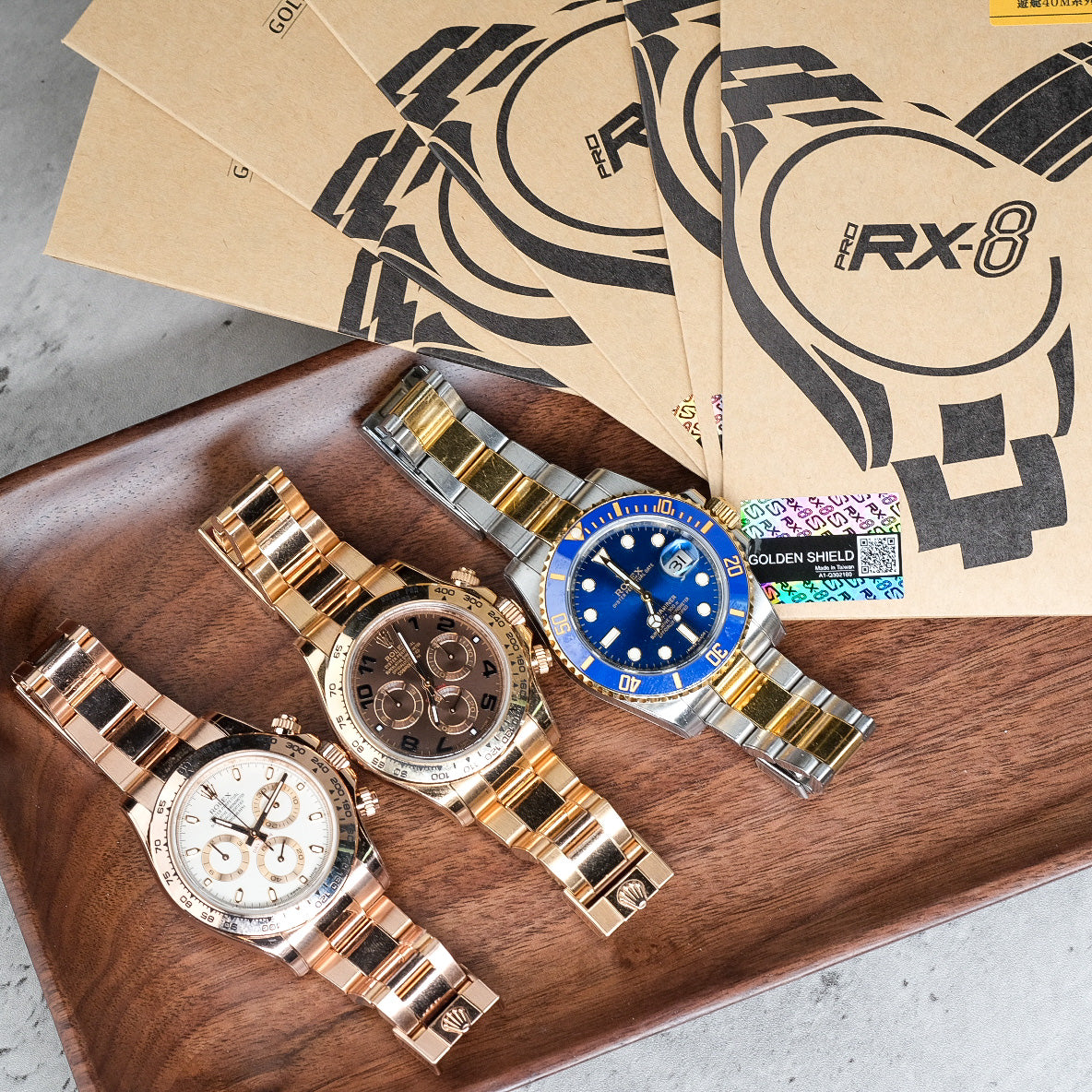RX8 Protective Films for Rolex Daytona & Submariner 40MM – Solitaire ...