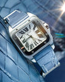 Bespoke Watch Strap in Ombre Dull Crocodile