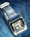 Bespoke Watch Strap in Ombre Dull Crocodile