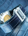 Bespoke Watch Strap in Ombre Dull Crocodile