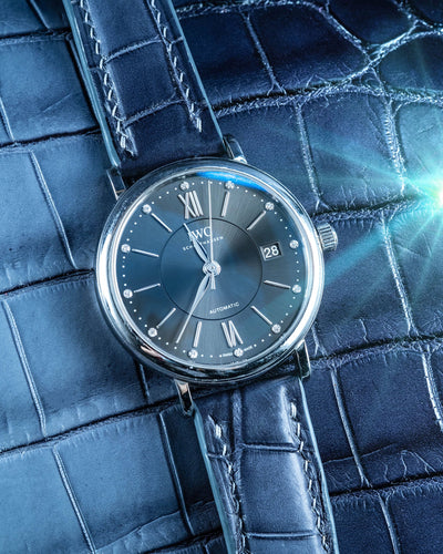 Bespoke Watch Strap in Ombre Dull Crocodile