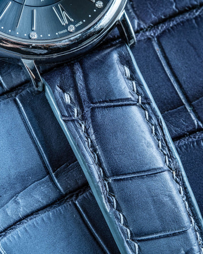 Bespoke Watch Strap in Ombre Dull Crocodile