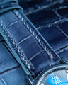Bespoke Watch Strap in Ombre Dull Crocodile