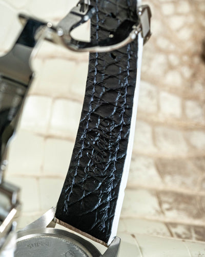 Bespoke Watch Strap in Natural Himalayan Crocodile