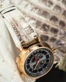 Bespoke Watch Strap in Natural Himalayan Crocodile