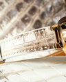 Bespoke Watch Strap in Natural Himalayan Crocodile