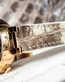 Bespoke Watch Strap in Natural Himalayan Crocodile