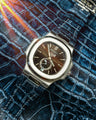 Bespoke Watch Strap in Denim Crocodile