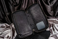 Bespoke Long Wallet in Black Chevre