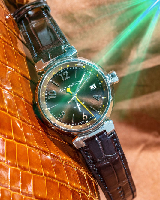 Bespoke Watch Strap in Reddish Brown Crocodile