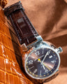 Bespoke Watch Strap in Reddish Brown Crocodile