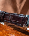 Bespoke Watch Strap in Reddish Brown Crocodile