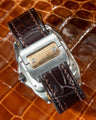 Bespoke Watch Strap in Reddish Brown Crocodile