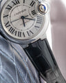 Bespoke Watch Strap in Black Crocodile