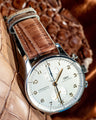 Bespoke Watch Strap in Ombre Brown Crocodile