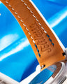 Bespoke Watch Strap in Natural Himalayan Crocodile