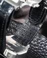 Bespoke Watch Strap in Black Crocodile