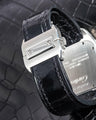 Bespoke Watch Strap in Black Crocodile