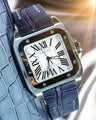 Bespoke Watch Strap in Ombre Dull Crocodile