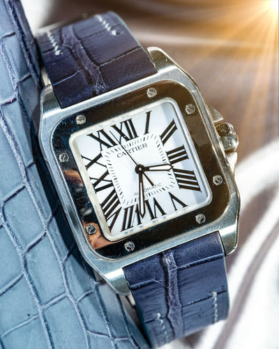 Bespoke Watch Strap in Ombre Dull Crocodile