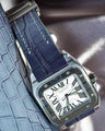 Bespoke Watch Strap in Ombre Dull Crocodile