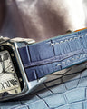 Bespoke Watch Strap in Ombre Dull Crocodile