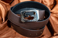 Bespoke Reversible Belt in Black Epsom & Chocolate Brown Togo