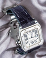 Bespoke Watch Strap in Ombre Dull Crocodile