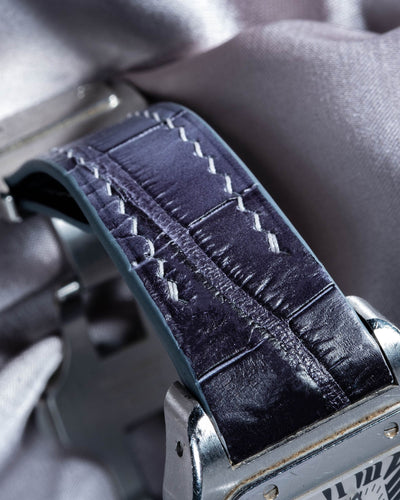 Bespoke Watch Strap in Ombre Dull Crocodile