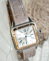 Bespoke Watch Strap In Grey Crocodile