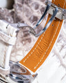 Bespoke Watch Strap in Natural Himalayan Crocodile