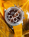 Bespoke Watch Strap in Yellow Crocodile