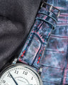 Bespoke Watch Strap in Multi Purple Galaxy Crocodile