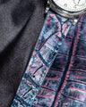 Bespoke Watch Strap in Multi Purple Galaxy Crocodile