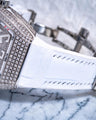 Bespoke Watch Strap in White Crocodile