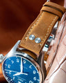 Bespoke Watch Strap in Golden Barenia