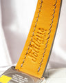 Bespoke Watch Strap In Grey Crocodile