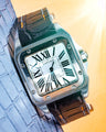 Bespoke Watch Strap in Ombre Dull Crocodile