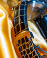 Bespoke Watch Strap in Black Gold Alligator