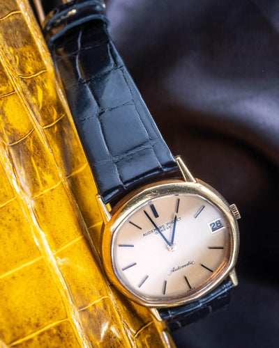 Bespoke Watch Strap in Black Crocodile