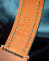 Bespoke Watch Strap in Emerald Green Crocodile