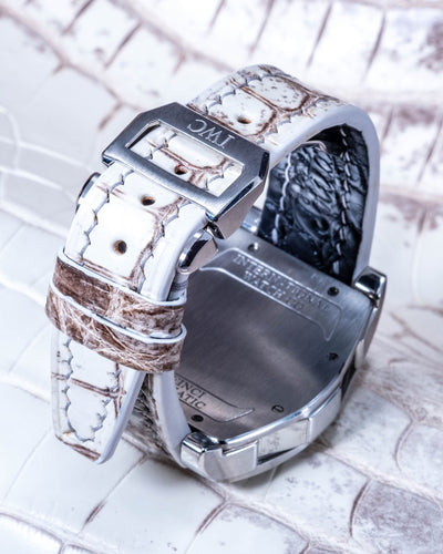 Bespoke Watch Strap in Natural Himalayan Crocodile